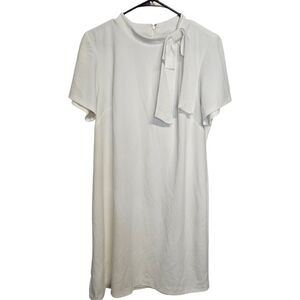 Shelby & Palmer Elegant White Midi Dress